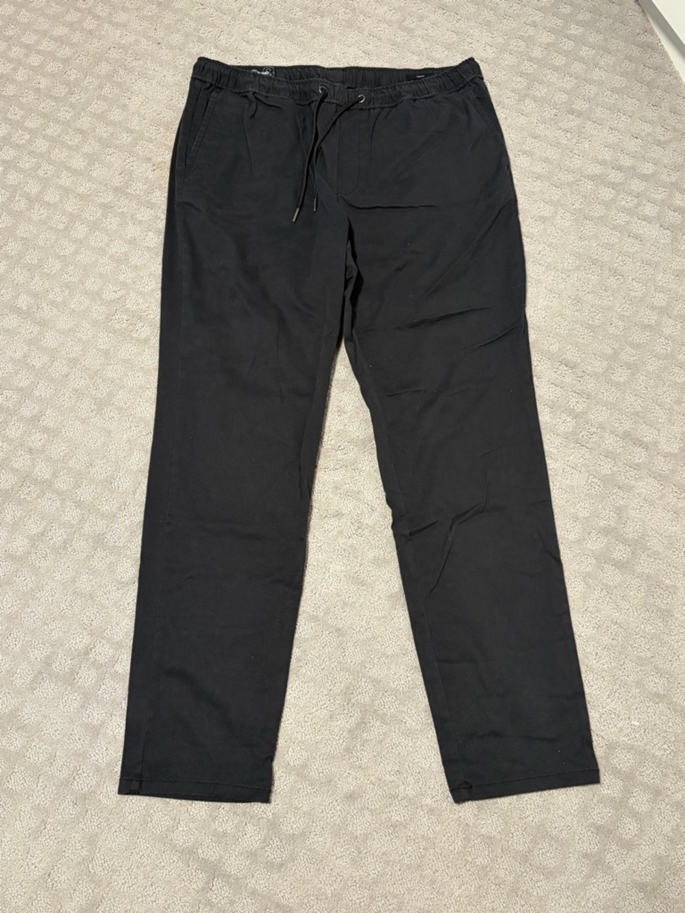 Treasure & Bond Men's Black Drawstring Chinos - L